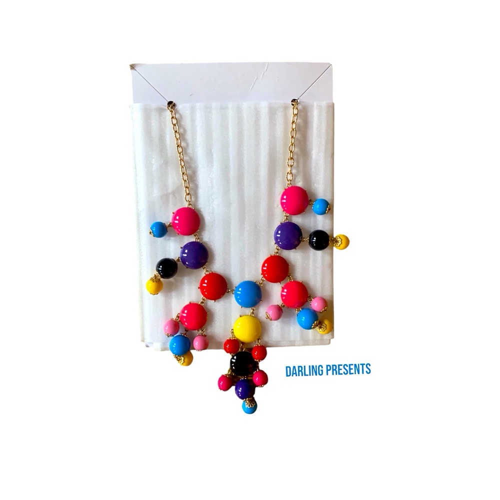 IMAN Acrylic Bubbblegum Babble Necklace Women Color Multi